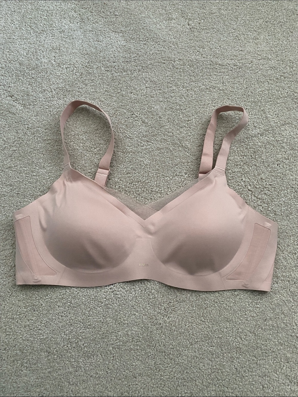 Aimee size large Soft Blush Wireless Bra